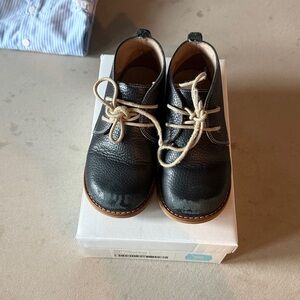 Elephantito Navy Leather Boots